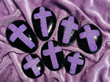 Midnight & Lilac Sparkle ~Prayer Rock~ Gift Set ♥