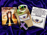 Midnight & Lilac Sparkle ~Prayer Rock~ Gift Set ♥