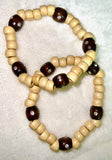 ~Handmade Prayer necklace and bracelet (**set)....color Light Natural loose bead~