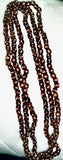 ~Handmade necklace (**Necklace Only) made with Dark Almond Loose bead~