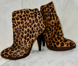 NEW! Jimmy Choo Pony hair leopard ankle boots!