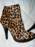 NEW! Jimmy Choo Pony hair leopard ankle boots!