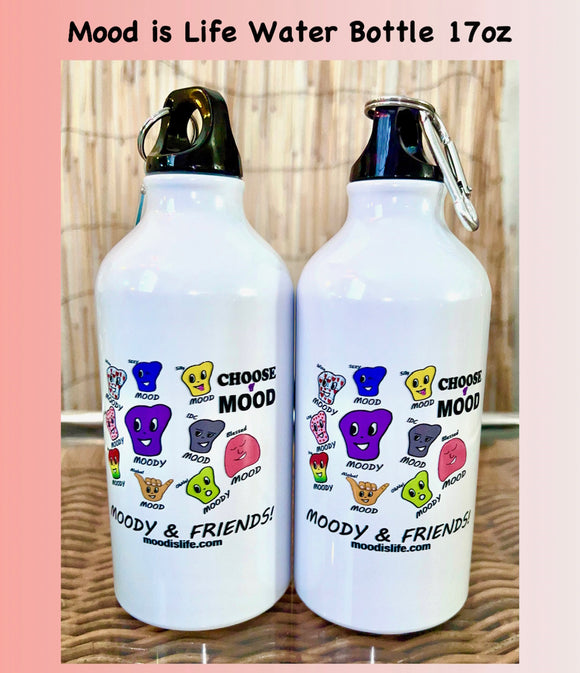 Mood is Life Water Bottle! (17oz)